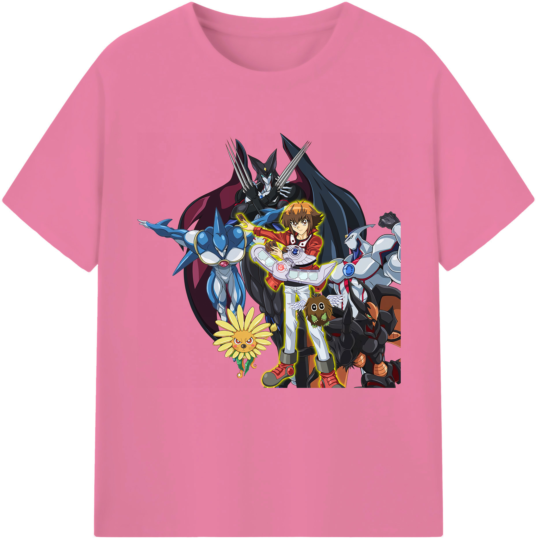 （画像用） 遊☆戯☆王 Yu-Gi-Oh! 綿100％半袖Tシャツ（フロントプリント）